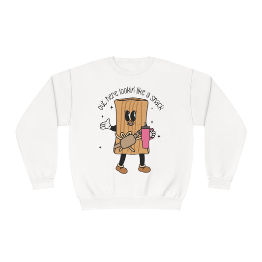 Out Here Looking Like A Snack (Churro) Crewneck Sweatshirt