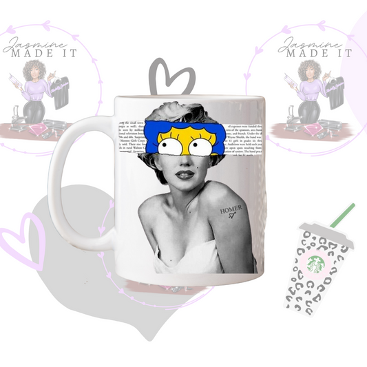 Marilyn & Marge Vibes Mug